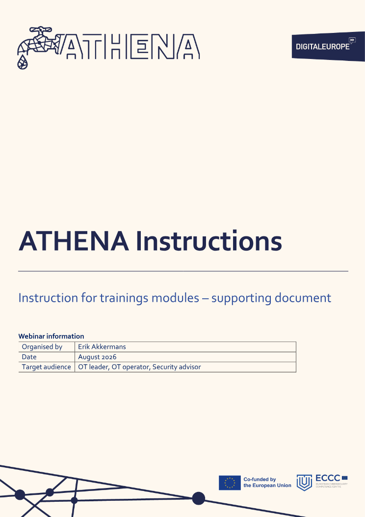 Preview of the Training Modules instruction document